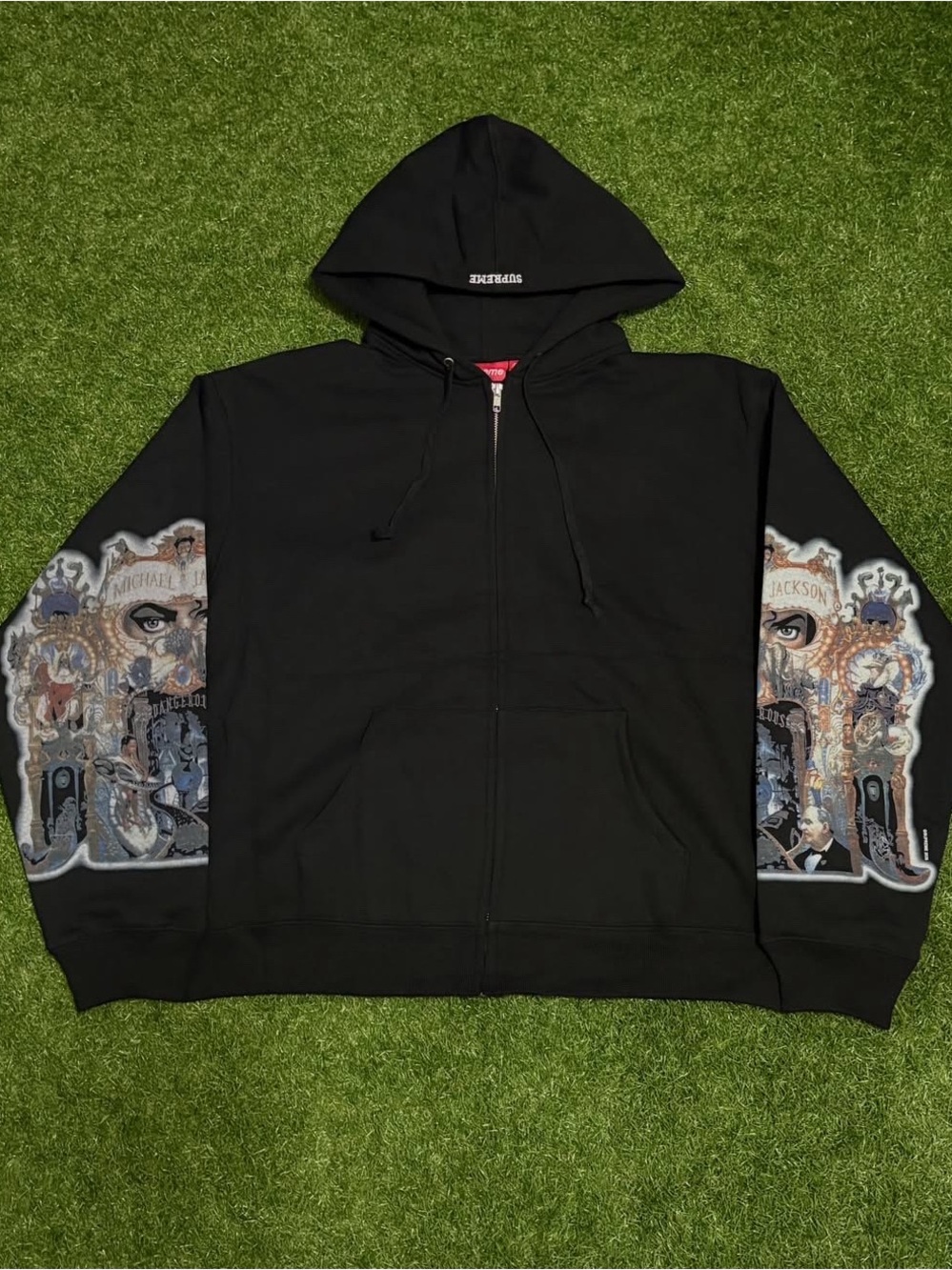 Michael Jackson Black Supreme Zip Up